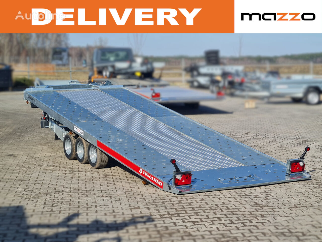 new Carkeeper 5820/3 580x207cm 3500kg tilted car transporter trailer
