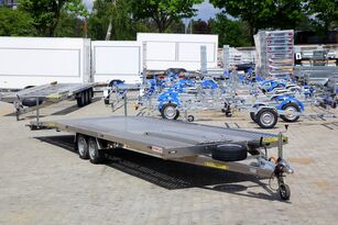 Kubix GALA aluminum twin-axle car hauler, dovetail, 800×215, 195/50R13 car transporter trailer