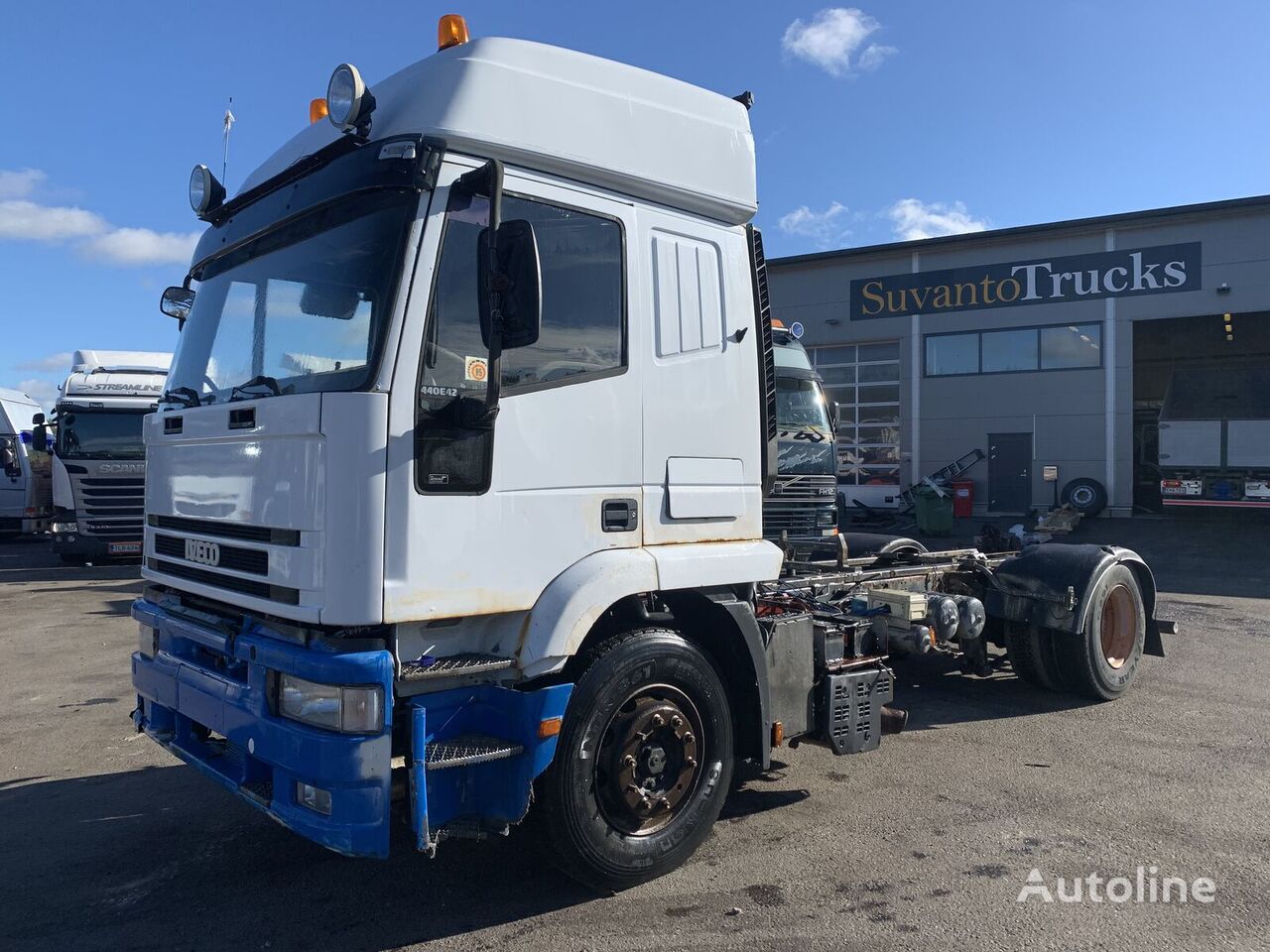 IVECO 440E38 4x2 manual injector ZF manual gear chassis truck