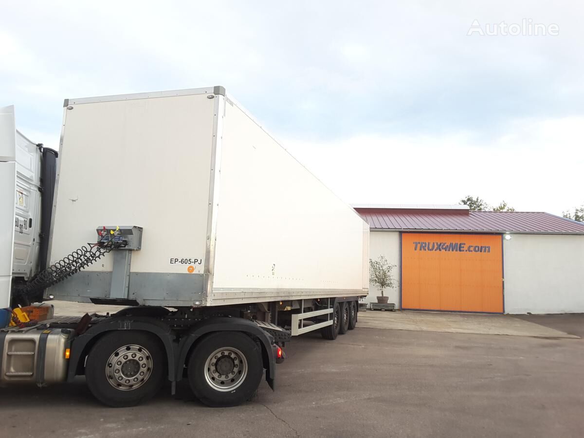 Trouillet VK1S34 closed box semi-trailer