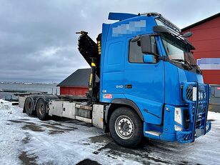Volvo FH540 *6x2 *PALFINGER PK 26002 (2017y.) *8 sections /24m *CONTAI container chassis