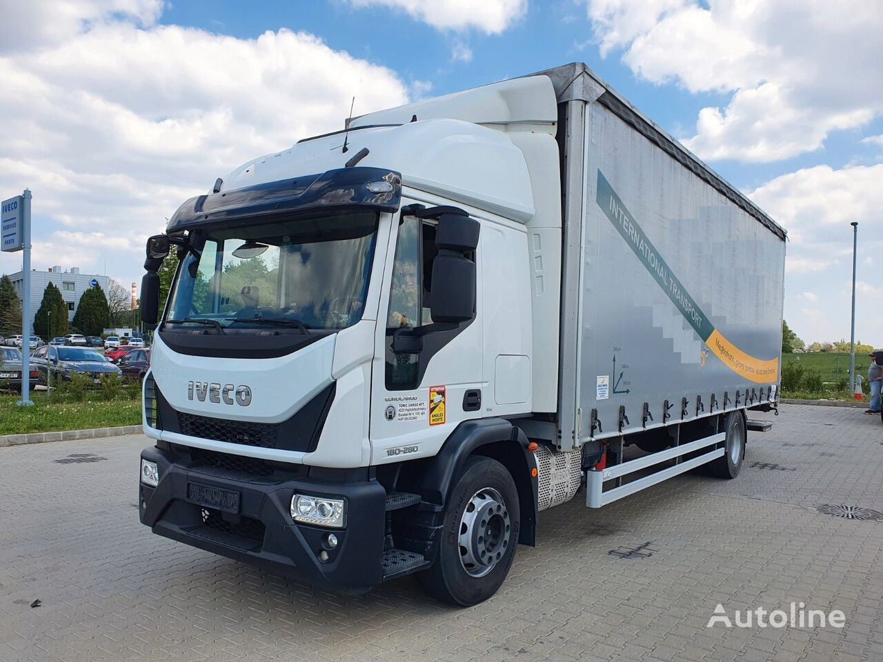 IVECO 180 E 280  curtainsider truck
