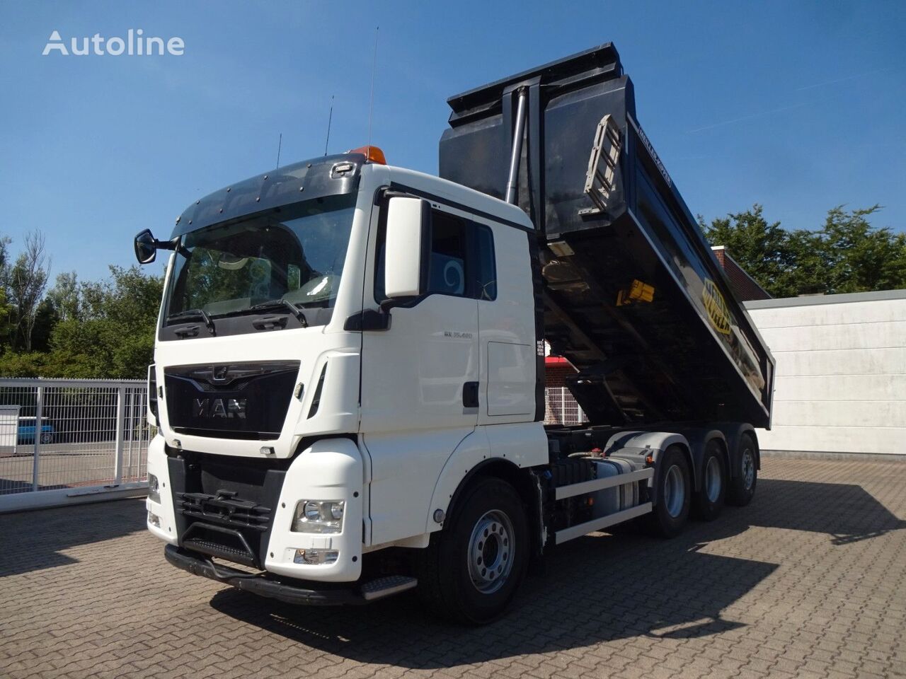 MAN 35.480 TGX MEILLER Muldenkipper Tridem dump truck