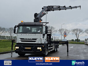 IVECO AD260S42 hiab 288-ep 5 330tkm flatbed truck