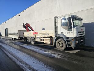 IVECO STRALIS  flatbed truck + flatbed trailer