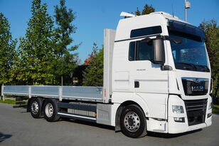 MAN TGX 26.510 E6 6×2 / 2 cars: 18 and 20 pallets / 2020 / 470 thous flatbed truck