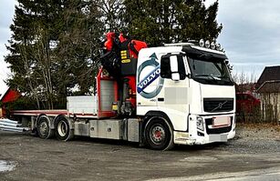 Volvo FH460 *6x2 *PALFINGER 53000+ JIB *PLATFORM 6m *ONLY 190tkm flatbed truck