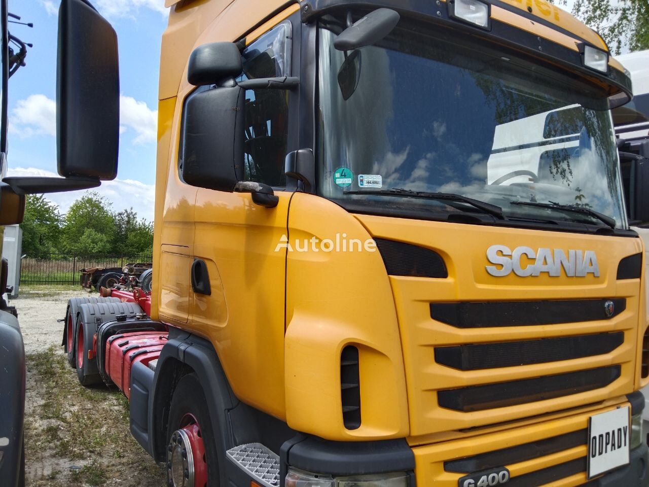 Scania G400 hook lift truck