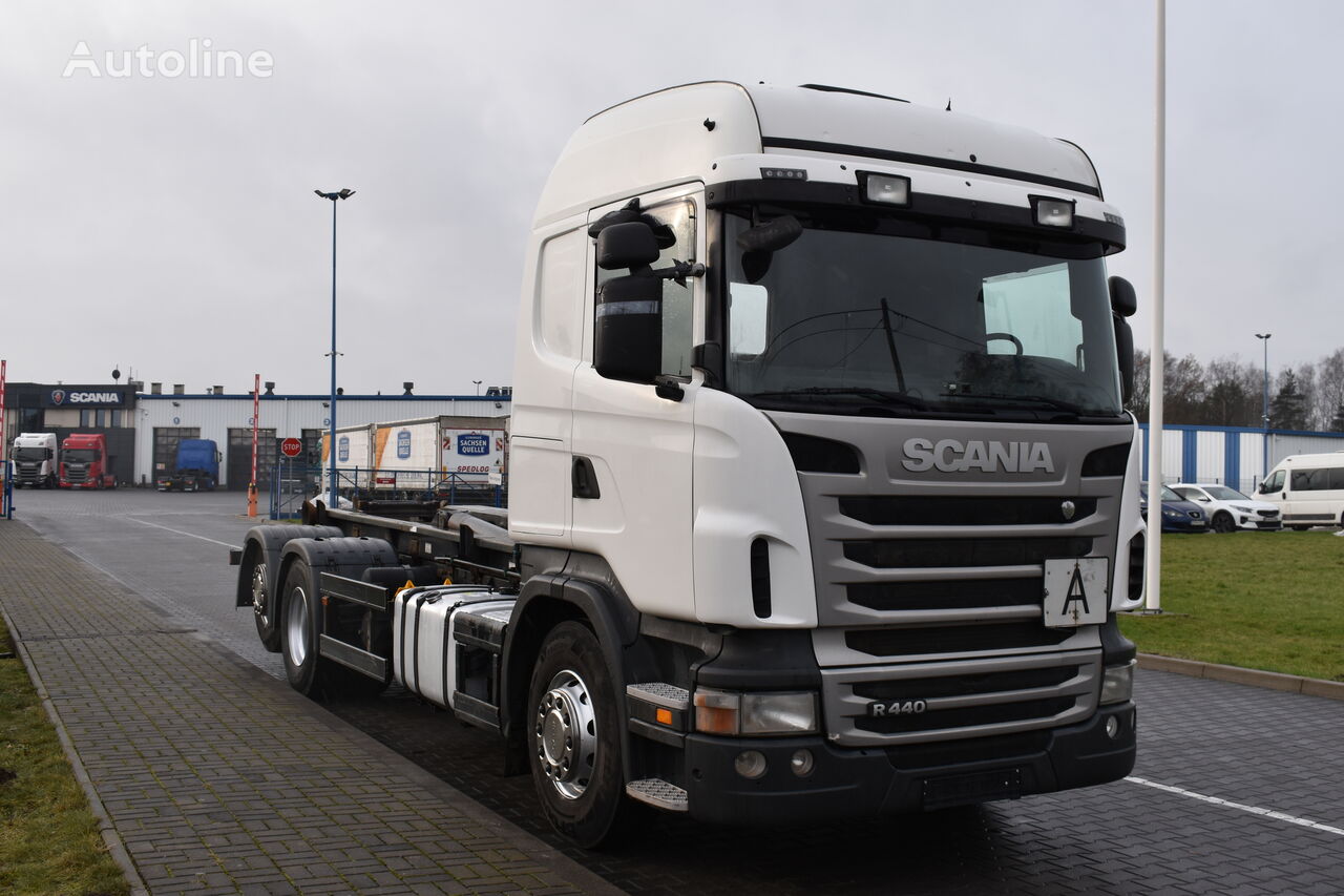 Scania R440 hook lift truck