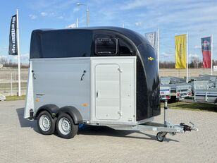 new Humbaur Xanthos Aero 2400 trailer for 2 horses saddle room 2.4T GVW horse trailer