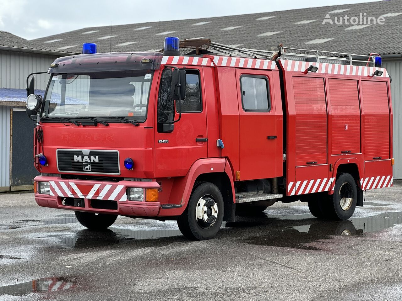 MAN 10.153 H.F.NIELSEN - RUBERG 2.000 Liter fire truck