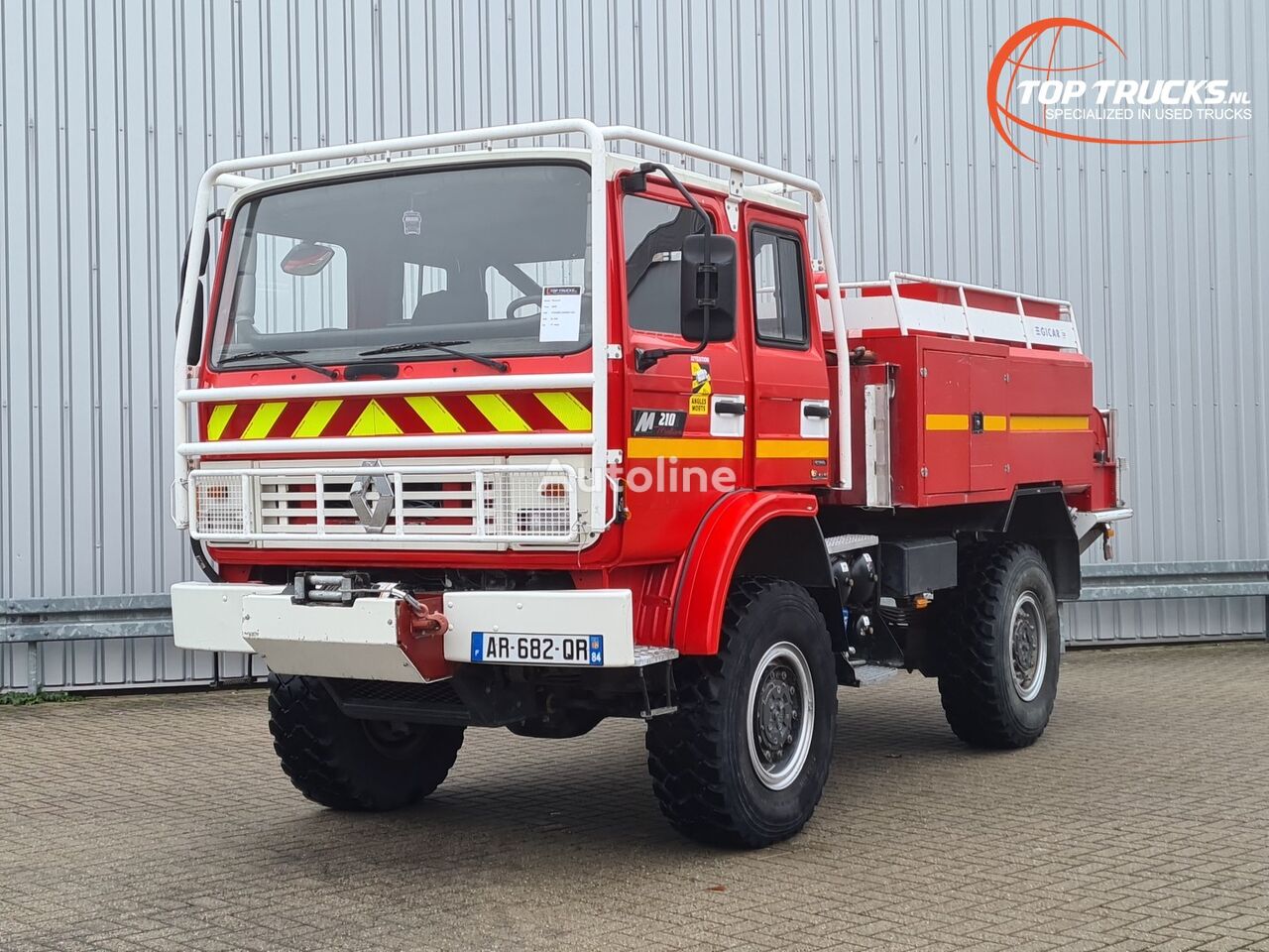 Renault Midliner M210 4x4 -Feuerwehr, Fire brigade - 3.600 ltr watertank fire truck