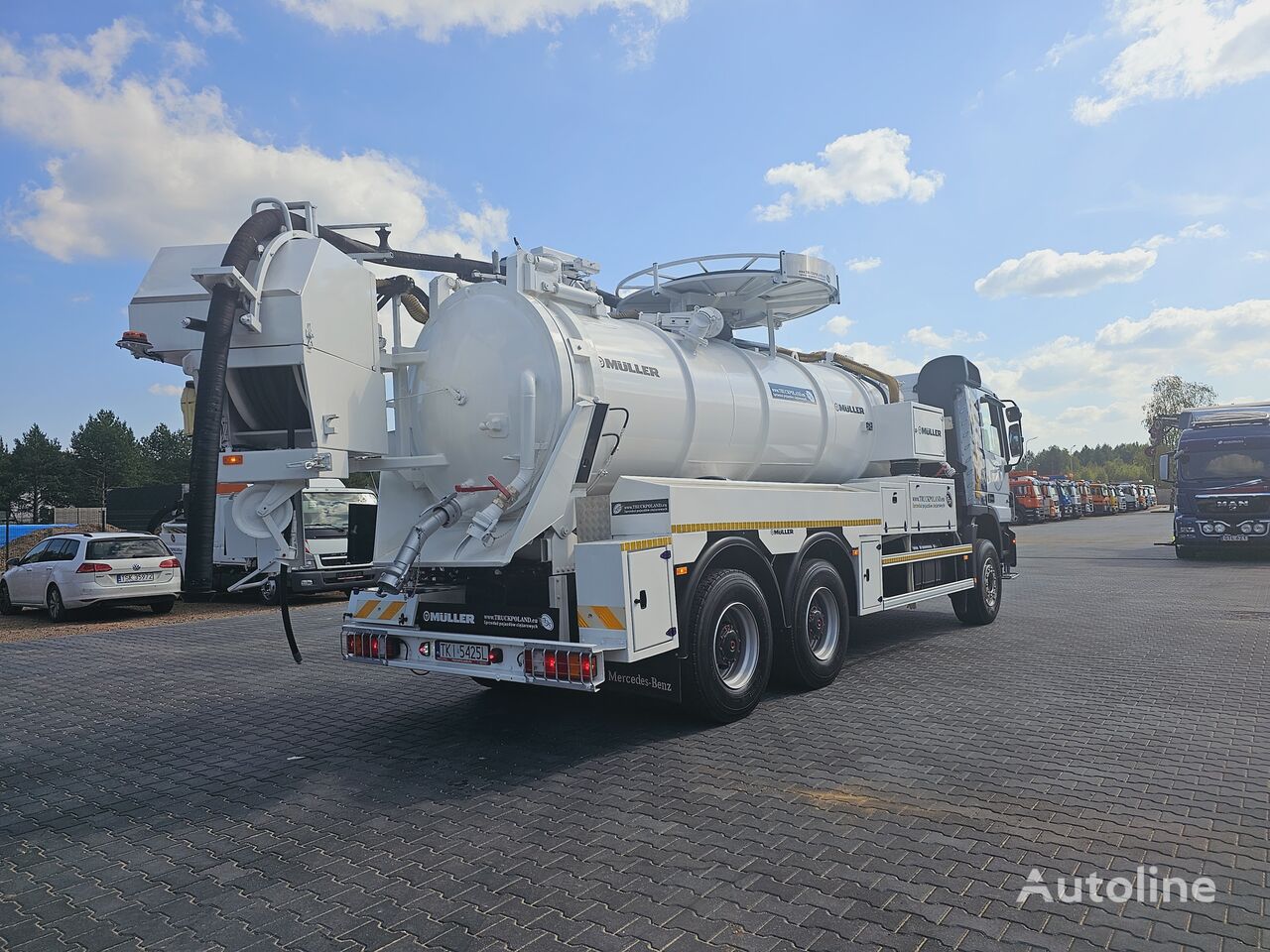 Mercedes-Benz CANALMASTER WUKO MULLER KOMBI FOR CHANNEL CLEANING sewer jetter truck