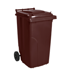 new 120 л., коричневый waste container