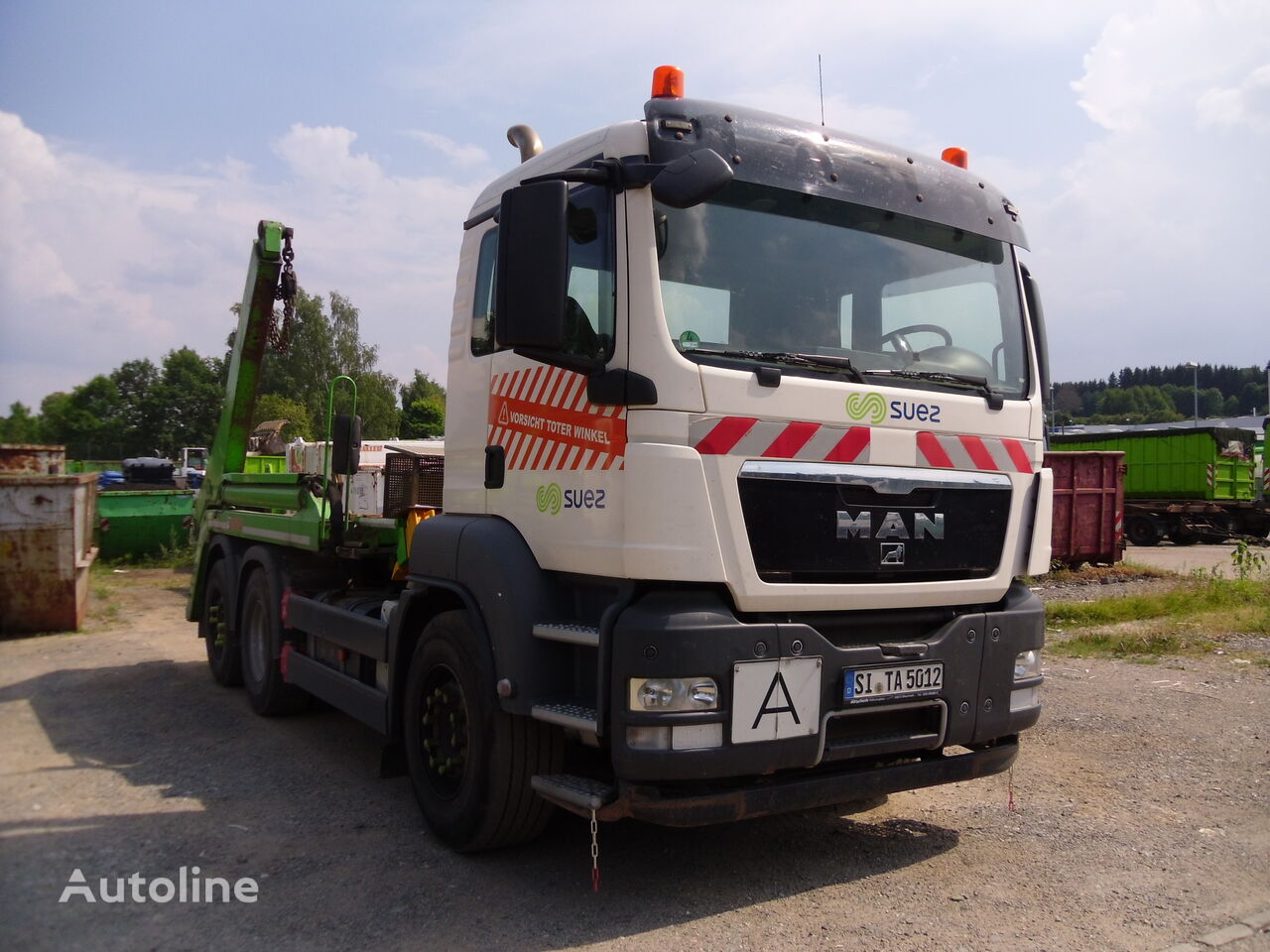 MAN TGS 28.440 6x2-4 BL / Multilift SLT 192 skip loader truck