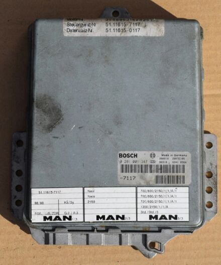 Bosch control unit for MAN truck tractor