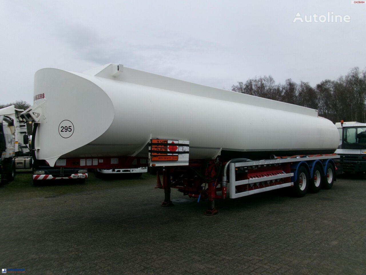Tank Lakeland Fuel alu 42.8 m3 / 6 comp + pump fuel tank semi-trailer