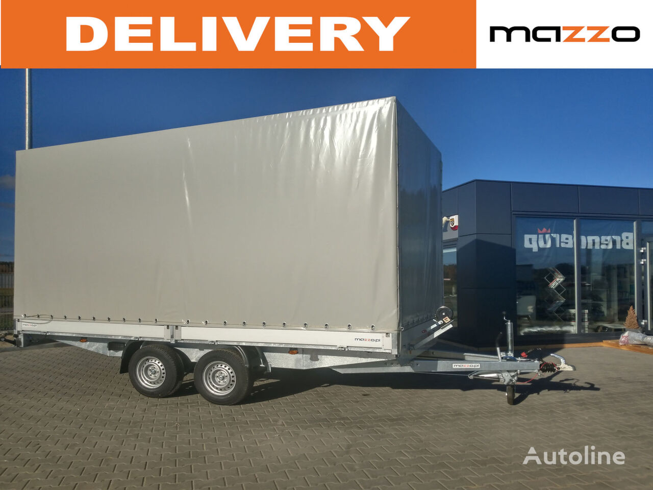 new Freight / Forwarding Tarpaulin 500x210x200cm 3500kg GVW tilt trailer