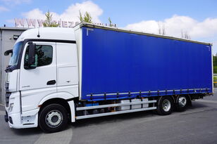 Mercedes-Benz Actros 2545 6×2 E6 / Curtainsider 21 europallets / Tail lift 1,5 tilt truck