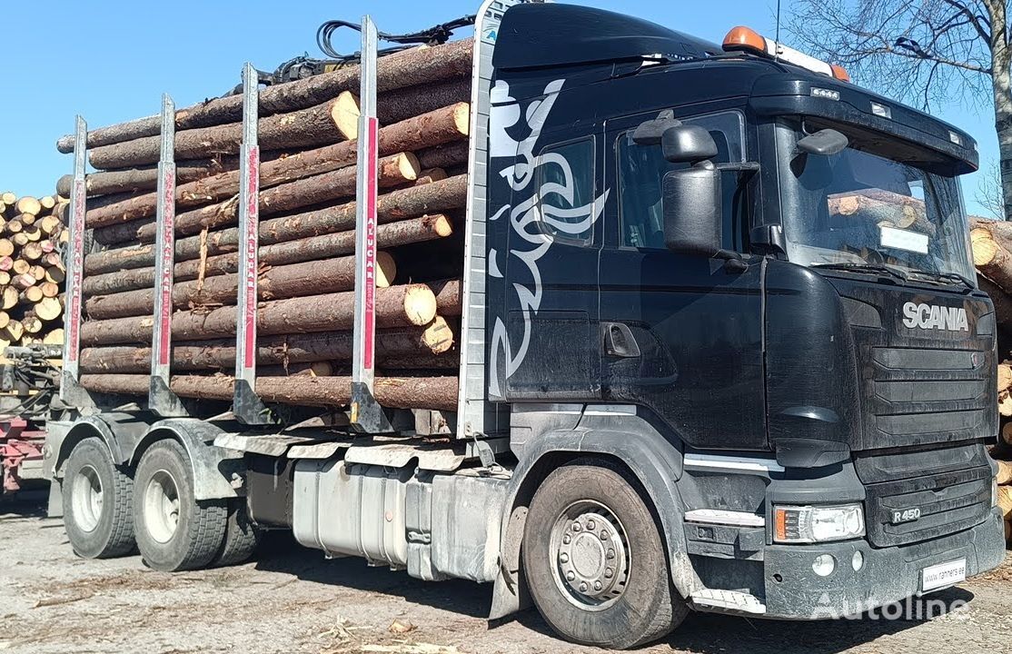 Scania R450  timber truck