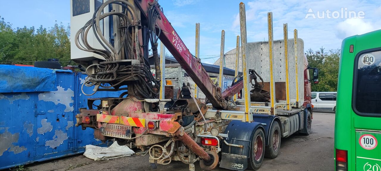 Volvo FH16 660 + Timber Crane timber truck