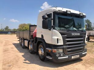 SCANIA P340  flatbed truck
