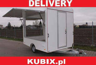 new Tomplan TH 302.01 DMC 1300kg commercial trailer with furniture vending trailer